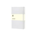 Moleskine notatnik duży (large), strony gładkie, twarda okładka biały , polagift