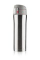 Kubek termiczny LOCK 440 ml srebrny, kubki termiczne dla firm, szary kubek termiczny, kubek termiczny na prezent z logo, firmowe kubki z logo, kubek z logo firmy, kubki termiczne z grawerem, grawer na kubku termicznym