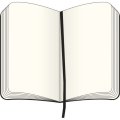 Moleskine notatnik duży (large), strony gładkie, miękka okładka czarny