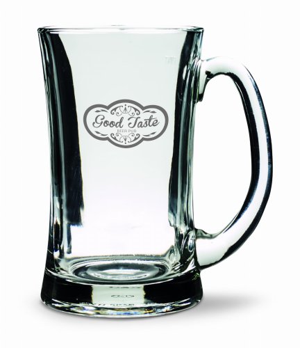 Szklany reklamowy kufel do piwa MALT 500 ml, szklany kufel z grawerem, szklane kufle reklamowe z logo