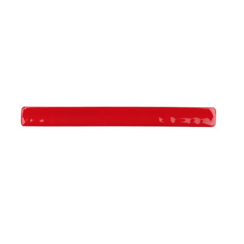 Opaska odblaskowa 30 cm, czerwony, czerwone opaski odblaskowe z logo