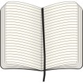 Moleskine notatnik duży (large), strony w linie, twarda okładka biały