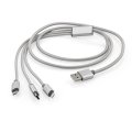 Kabel USB 3 w 1 TALA, gadżety z logo, gadżety z logo Warszawa, gadżety z logiem Warszawa, gdzie kupić kabel z logo, gdzie kupić kabel do ładowania z logo, iPhone, USB, USB C z logo