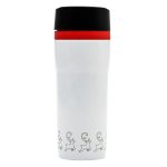 Kubek izotermiczny z motywem świątecznym, biały