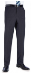 Brook Taverner Spodnie do marynarki, Charcoal Pinstripe Avalino Tailored Fit Trouser