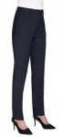 Brook Taverner Spodnie damskie,  Navy TORINO o kroju Slim Leg Trouser 