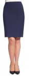 Brook Taverner Spódnica prosta, o kroju Mid blue NUMANA Straight Skirt