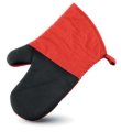 rękawica czerwona do grilla odporna na temperaturę rękawica z logo