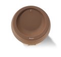 brązowe wieczko sylikonowe brąz pod znakowanie kubek szkło korek