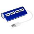 Hub USB w kolorze niebieskim z 4 portami do ładowania i transferu danych. Warszawa. Gadżety reklamowe w Warszawie. V3447_04_B.jpg