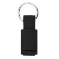 Brelok metalowy Swag, czarny
Elegancki brelok o czarnej matowej powierzchni.

Wykonany z metalu i poliestru. Pakowany w czarne opakowanie upominkowe.

Rozmiar: 60x28x6 mm