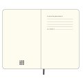 Moleskine notatnik kieszonkowy (pocket), strony gładkie, twarda okładka biały