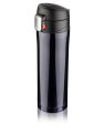 Kubek termiczny LOCK 440 ml czarny, czarny kubek termiczny, kubek termiczny z logo firmy, kubek termiczny z logiem, kubki termiczne dla firm, gdzie kupić dobry kubek termiczny, szczelne kubki termiczne z logo Warszawa