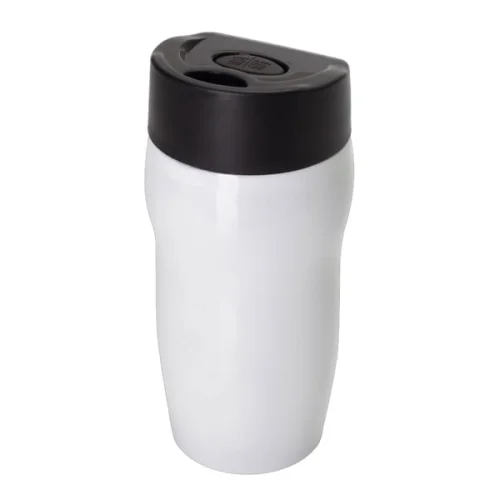Kubek izotermiczny Edmonton 270 ml, biały, białe kubki reklamowe, białe kubki trzymające ciepło