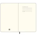Moleskine notatnik duży (large), strony w linie, miękka okładka czarny