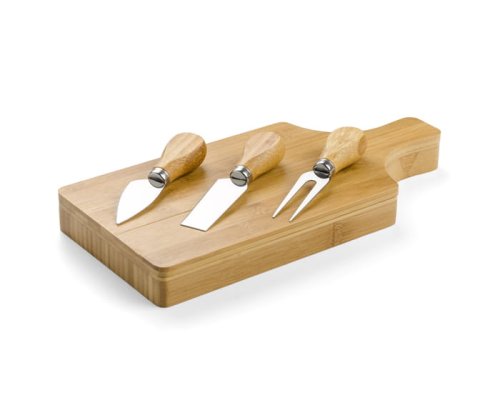 Deska do serów z nożami BRIE, deska do serów z logo, deska do sera, zestaw do sera, zestaw do serwowania serów, zestaw do serwowania sera, deska do serów i wędlin, polagift, deska do serów z nożami z logo