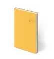 żółty notes Pier Luigi, żółty kalendarz Vivela Pier Luigi z logo