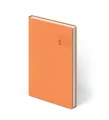 pomarańczowy notatnik Vivela z logo, pomarańczowy notes Pier Luigi