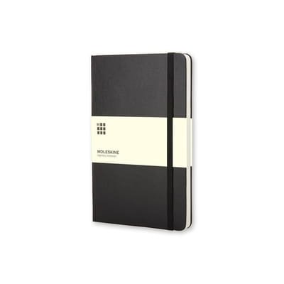 Moleskine notatnik duży (large), strony w kratkę, twarda okładka czarny , polagift