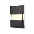 Moleskine notatnik XL, strony gładkie, miękka okładka czarny , tokantis