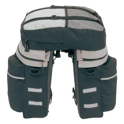 Komplet na rower BIKE, czarna torba rowerowa, czarna torba na rower z logo firmy, gadżety rowerowe dla firm