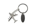 Brelok AIRPLANE 3D, metalowy brelok do kluczy, metalowy brelok do kluczy z logo firmy, metalowy brelok samolot do kluczy, brelok z logo z kółkiem, samolot breloczek