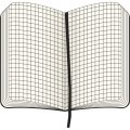 Moleskine notatnik XL, strony w kratkę, miękka okładka czarny