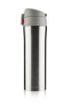 Kubek termiczny LOCK 440 ml srebrny, kubek izotermiczny z logo, kubek izotermiczny srebrny, srebrne kubki reklamowe, kubki długo trzymające temperaturę