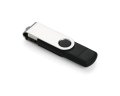 U-disc TWISTER 8 GB czarny, tanie gadżety reklamowe z logo