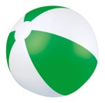 Dwukolorowa piłka plażowa KEY WEST zielono-biała