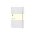 Moleskine notatnik duży (large), strony w linie, twarda okładka biały , polagift