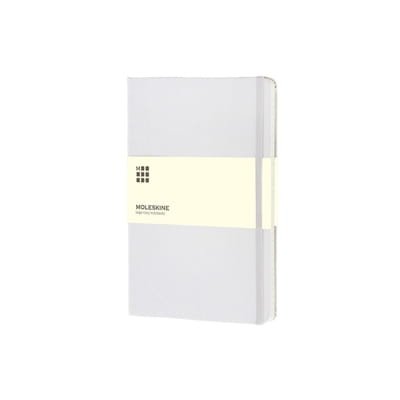 Moleskine notatnik duży (large), strony w linie, twarda okładka biały , polagift