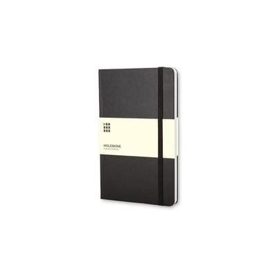 Moleskine notatnik kieszonkowy (pocket), strony w kratkę, twarda okładka czarny , polagift