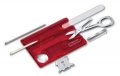 Victorinox SwissCard Nailcare, czerwony, gadżet kobiecy, zestaw do paznokci.JPG