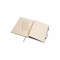 Moleskine notatnik XL, strony w linie, twarda okładka czarny