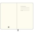 Moleskine notatnik duży (large), strony gładkie, miękka okładka czarny