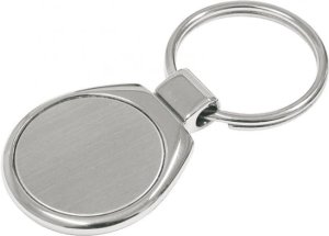 Brelok metalowy Metal Promo, srebrny