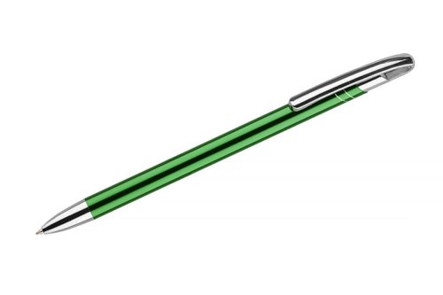 Długopis AVALO zielony, zielony długopis reklamowy, długopisy promocyjne, zielone długopisy z logo, zielony długopis z własnym logo, metalowy długopis z grawerem, zielone długopisy z nadrukiem
