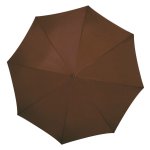 Drewniany parasol automatyczny NANCY brązowy